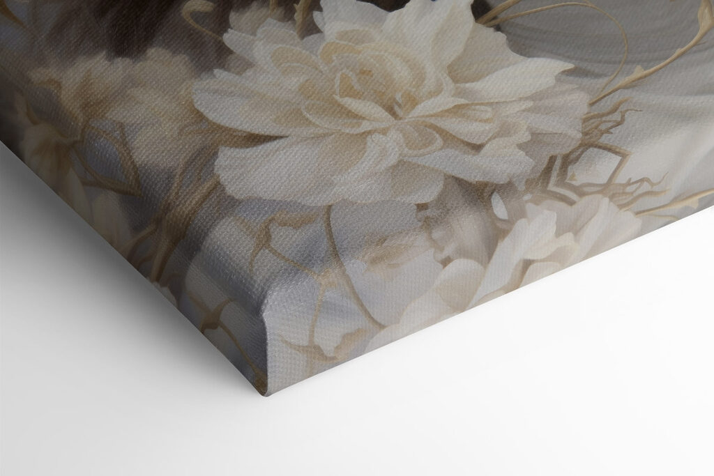 Woman with flowers in her hair Woman with flowers in her hair