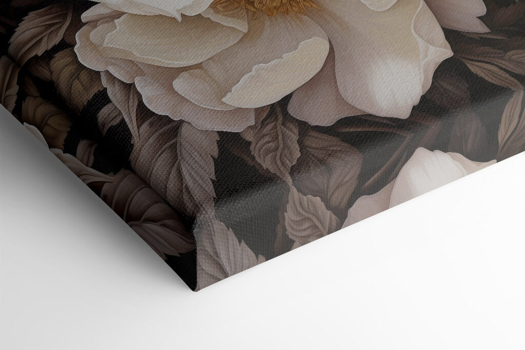 Painting of white flowers