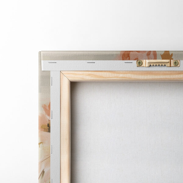 Painting of a woman with flowers on her head