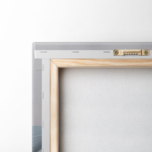 Painting of white flowers and leaves