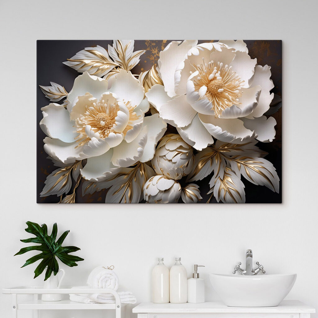 Delicate blossoms in soft hues