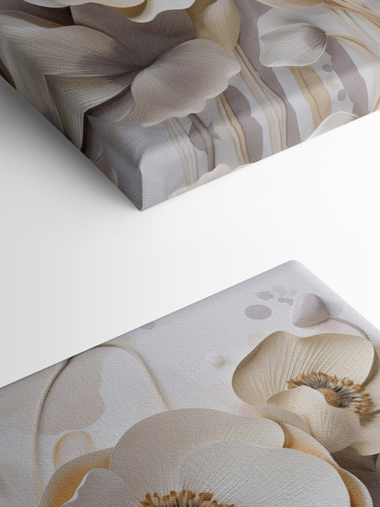 Delicate blooms in soft pastel tones Delicate blooms in soft pastel tones