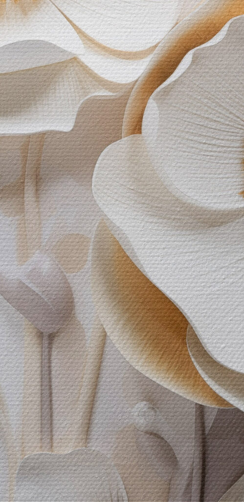 Delicate blooms in soft pastel tones Delicate blooms in soft pastel tones