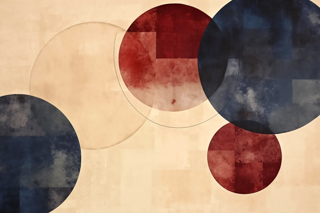 Group of circles with different colors