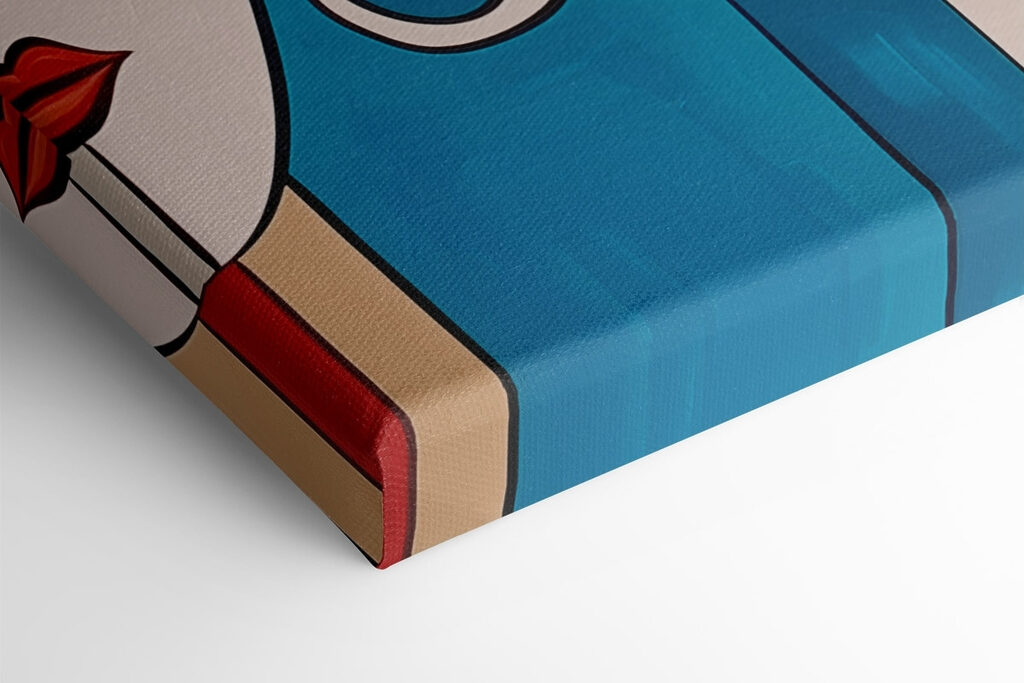 Painting of a group of people Painting of a group of people