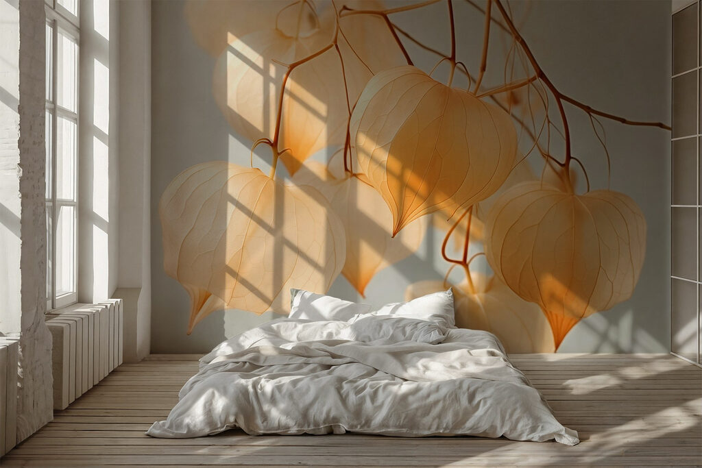 Delicate lanterns in soft hues Delicate lanterns in soft hues