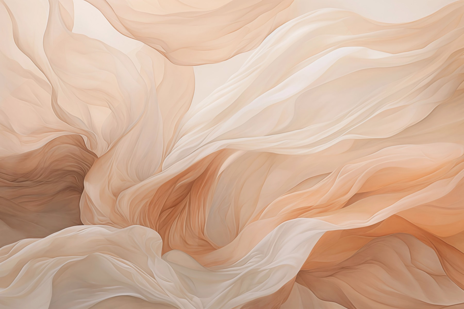 Soft waves of gentle fabric flow Soft waves of gentle fabric flow