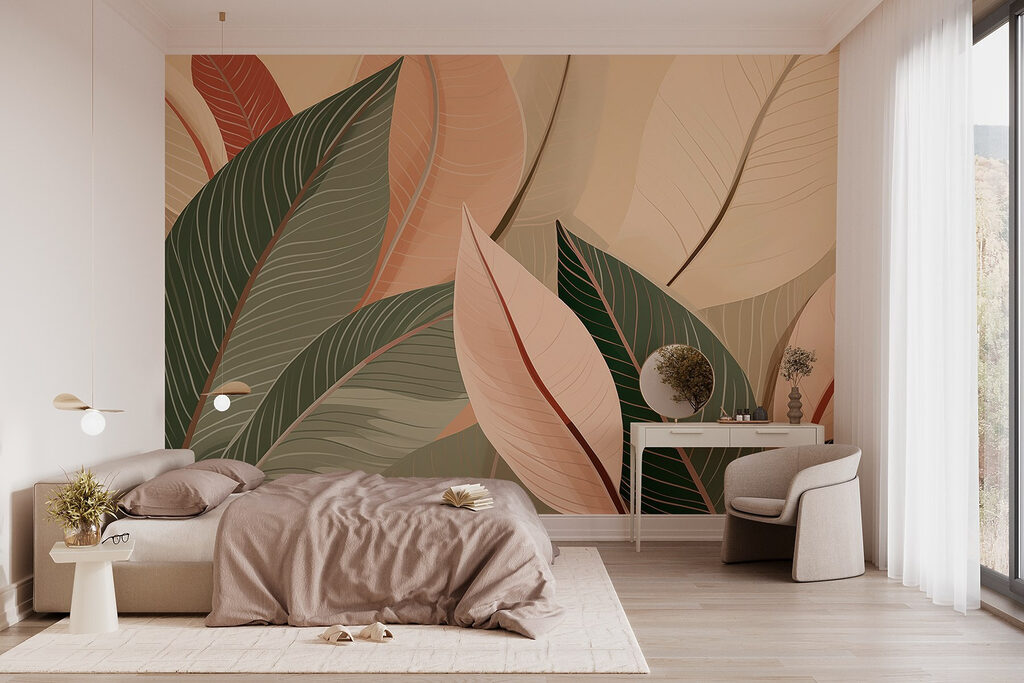 Natural hues of layered leaves Natural hues of layered leaves