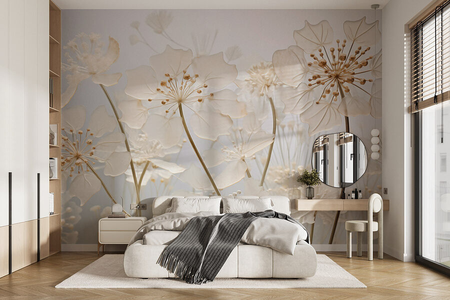 Inflorescențe delicate în lumină blândă