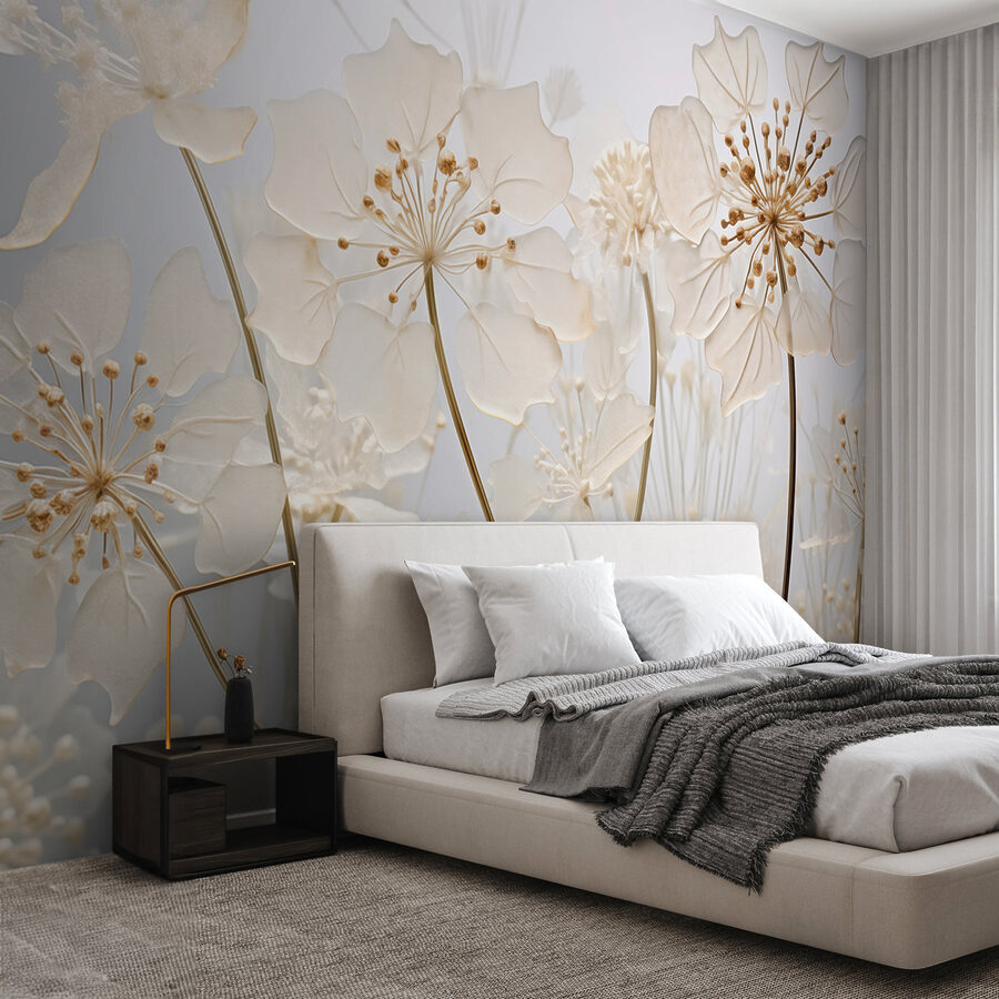 Inflorescențe delicate în lumină blândă