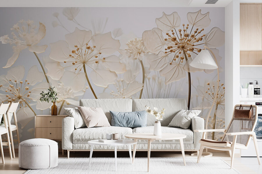 Inflorescențe delicate în lumină blândă