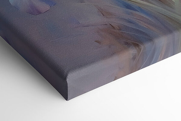 Painting of flowers on a surface