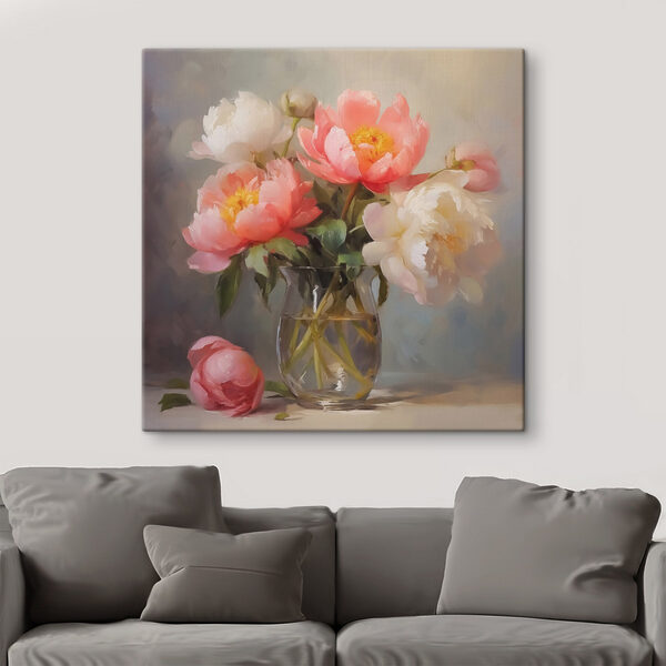 Pictura de flori într-o vază Pictura de flori într-o vază