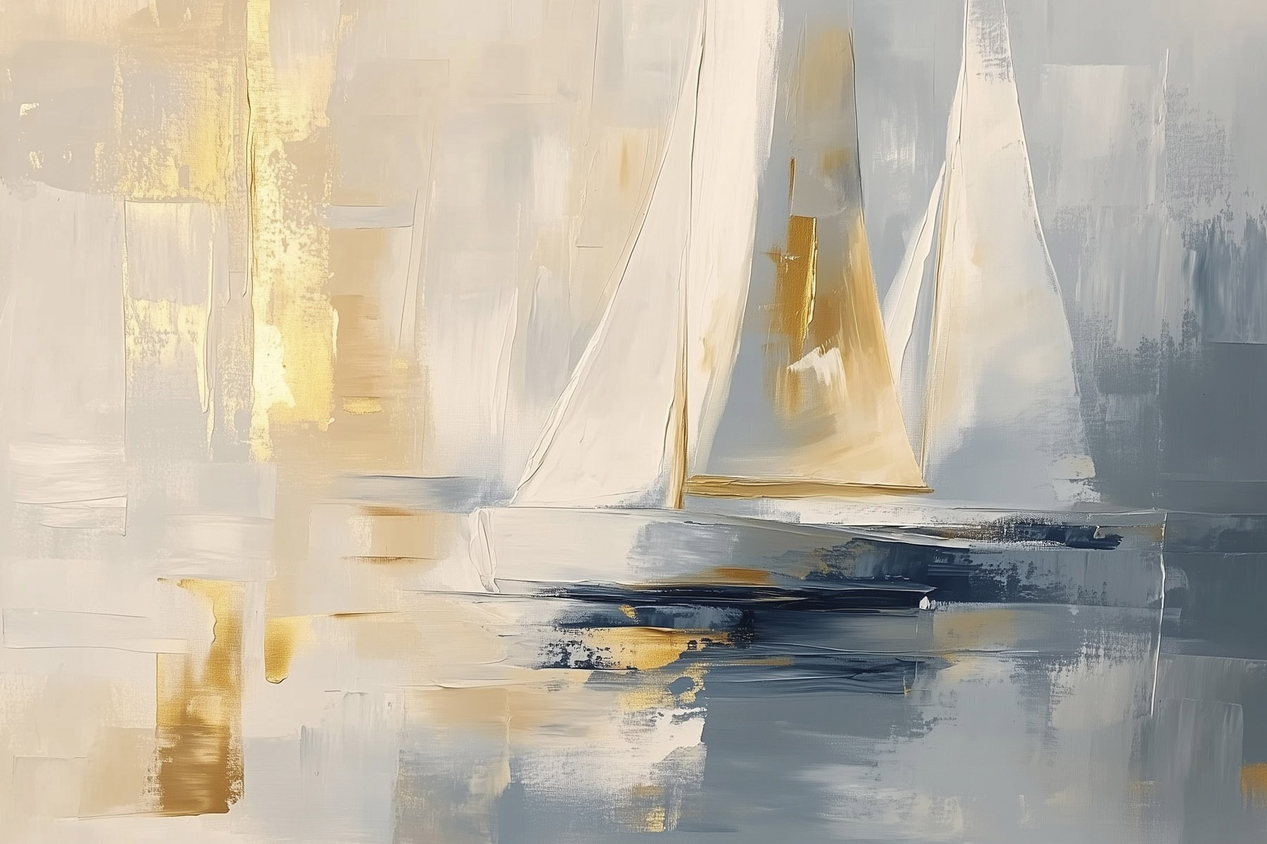 Painting of a sailboat