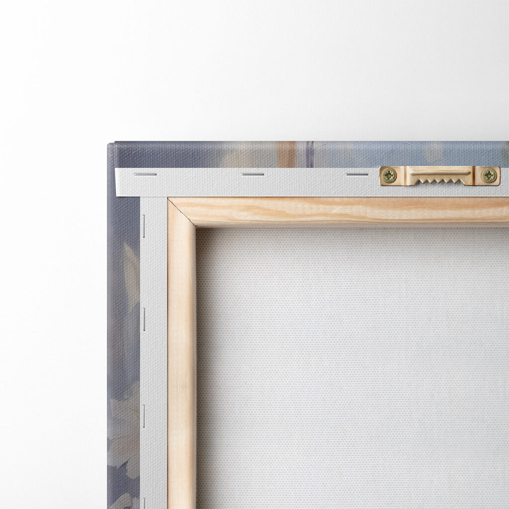 Painting of flowers in a glass jar