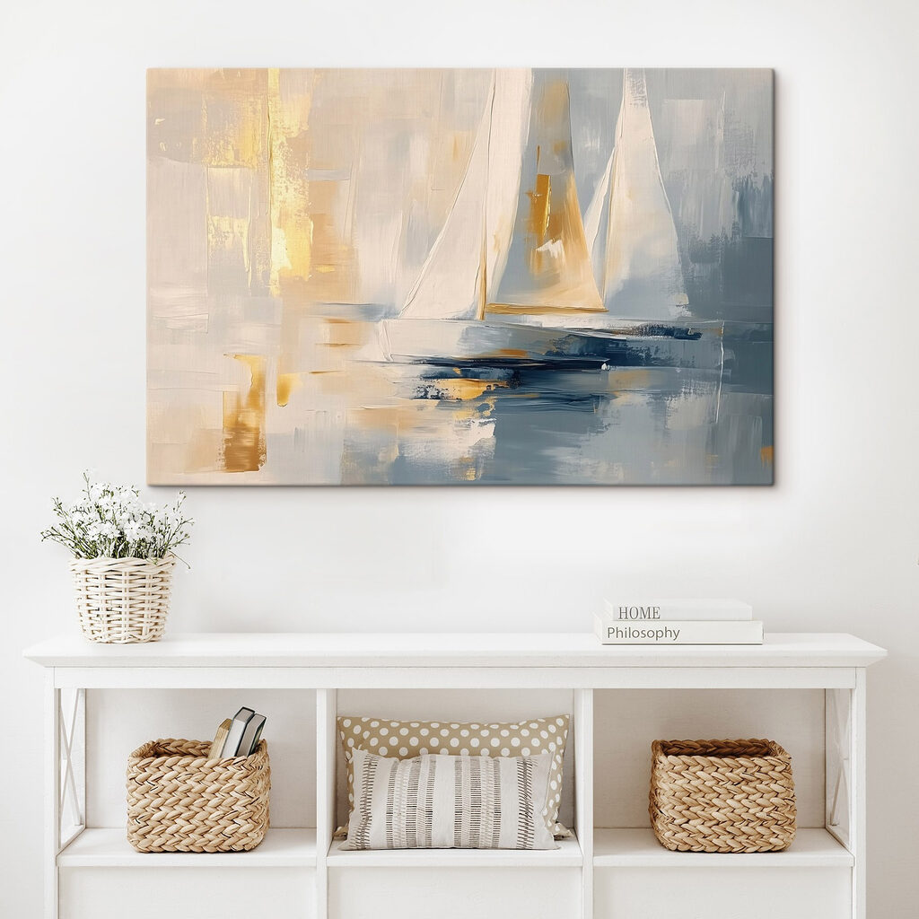 Painting of a sailboat