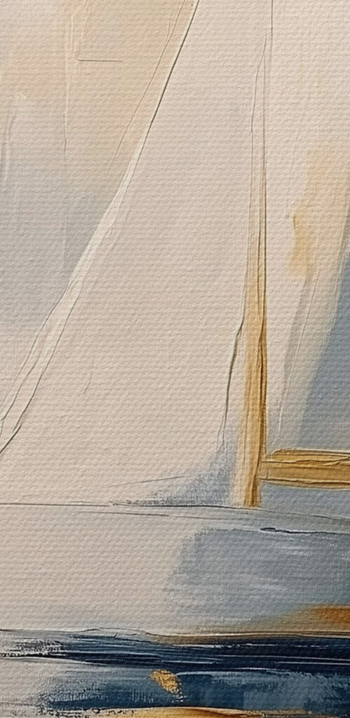 Painting of a sailboat