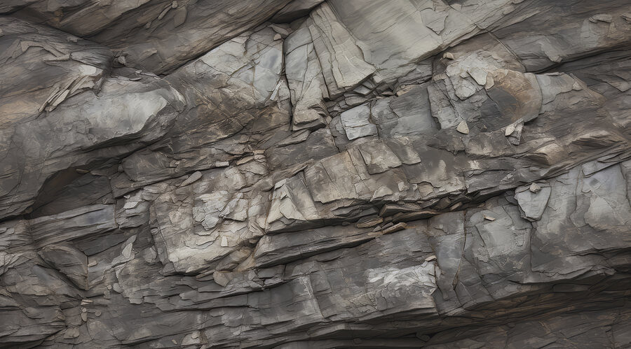 Straturi texturate de rocă naturală
