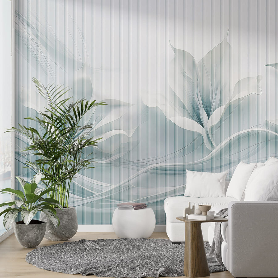 Design floral eteric în tonuri moi