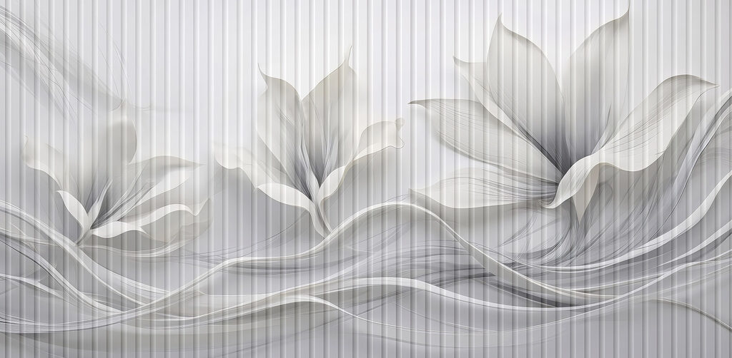 Design floral elegant cu modele curgătoare Design floral elegant cu modele curgătoare