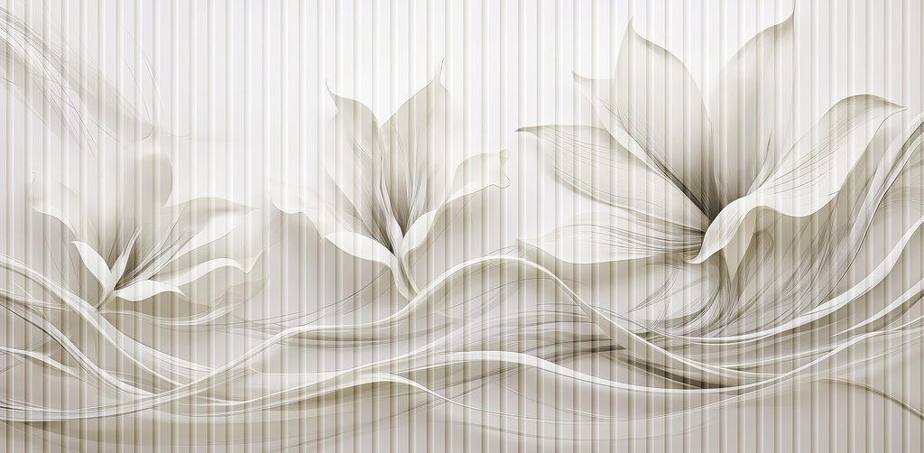 Design delicat cu valuri florale Design delicat cu valuri florale