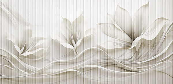 Design delicat cu valuri florale Design delicat cu valuri florale