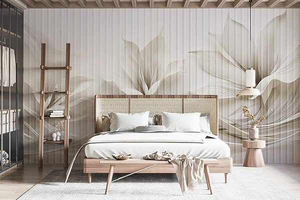 Design delicat cu valuri florale Design delicat cu valuri florale