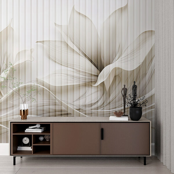 Design delicat cu valuri florale Design delicat cu valuri florale