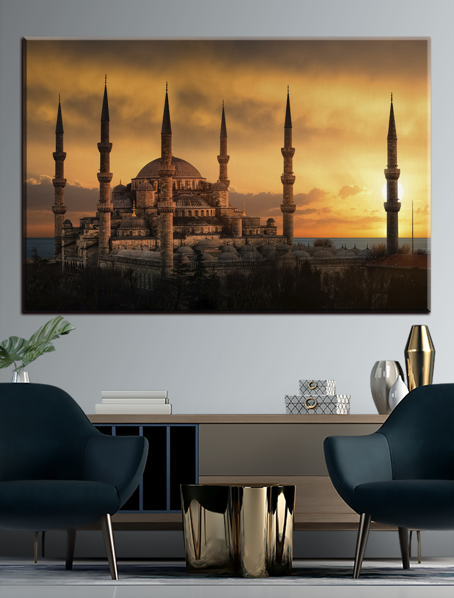 Large building with towers and towers