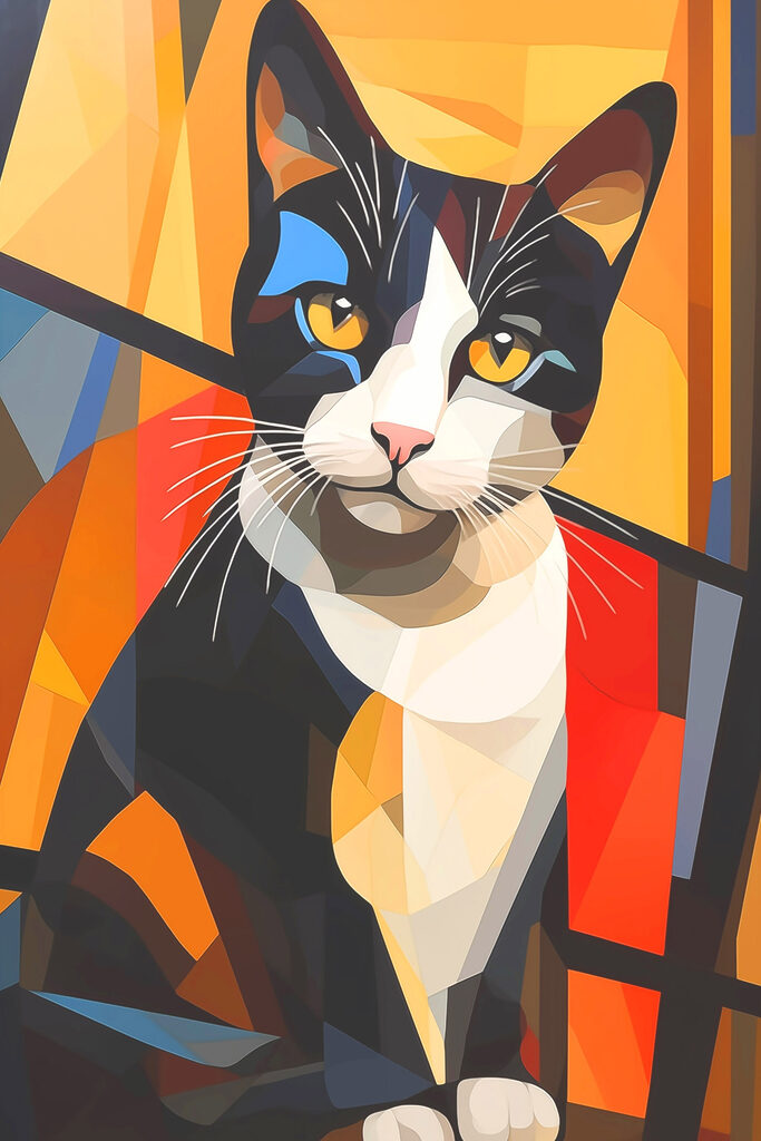 Cat with yellow eyes Cat with yellow eyes