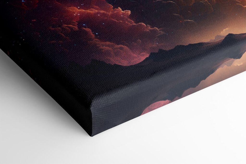 Colorful clouds and stars Colorful clouds and stars