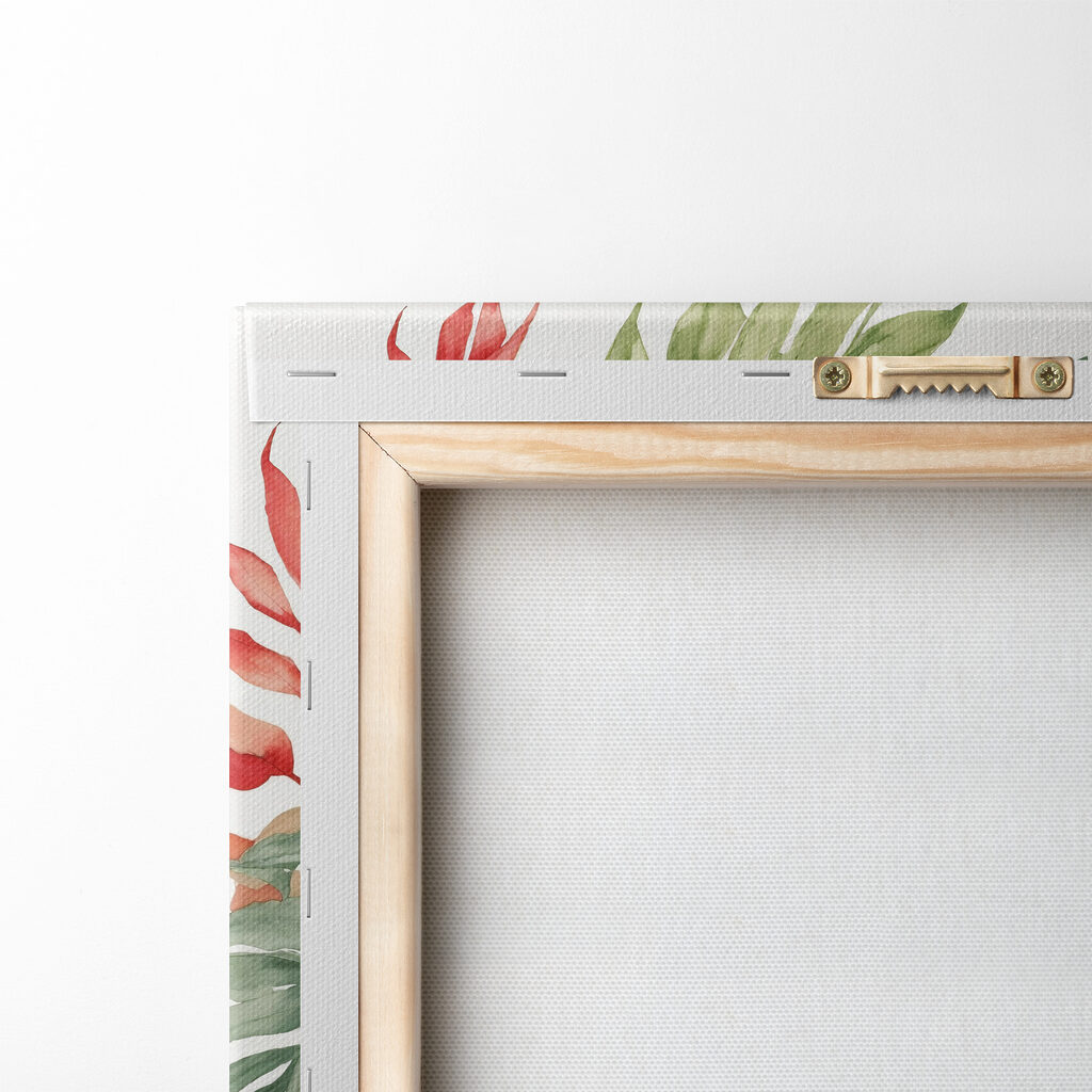 Group of green and orange leaves Group of green and orange leaves