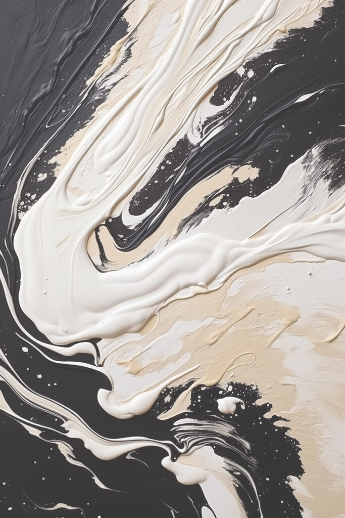 Black and white paint Black and white paint