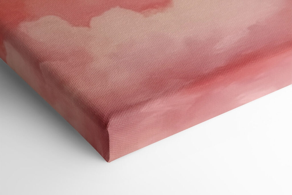 Pink clouds in the sky