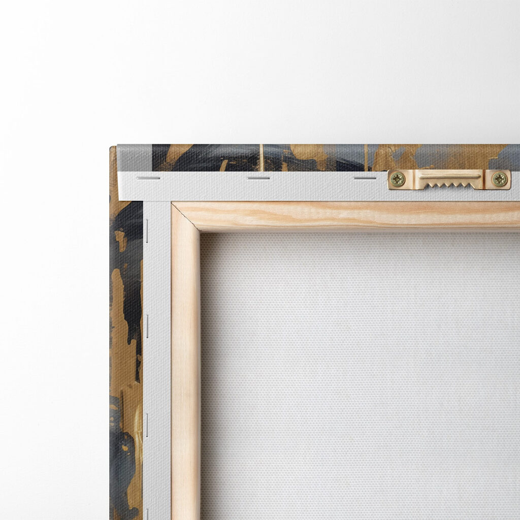 Striking portrait with bold accents