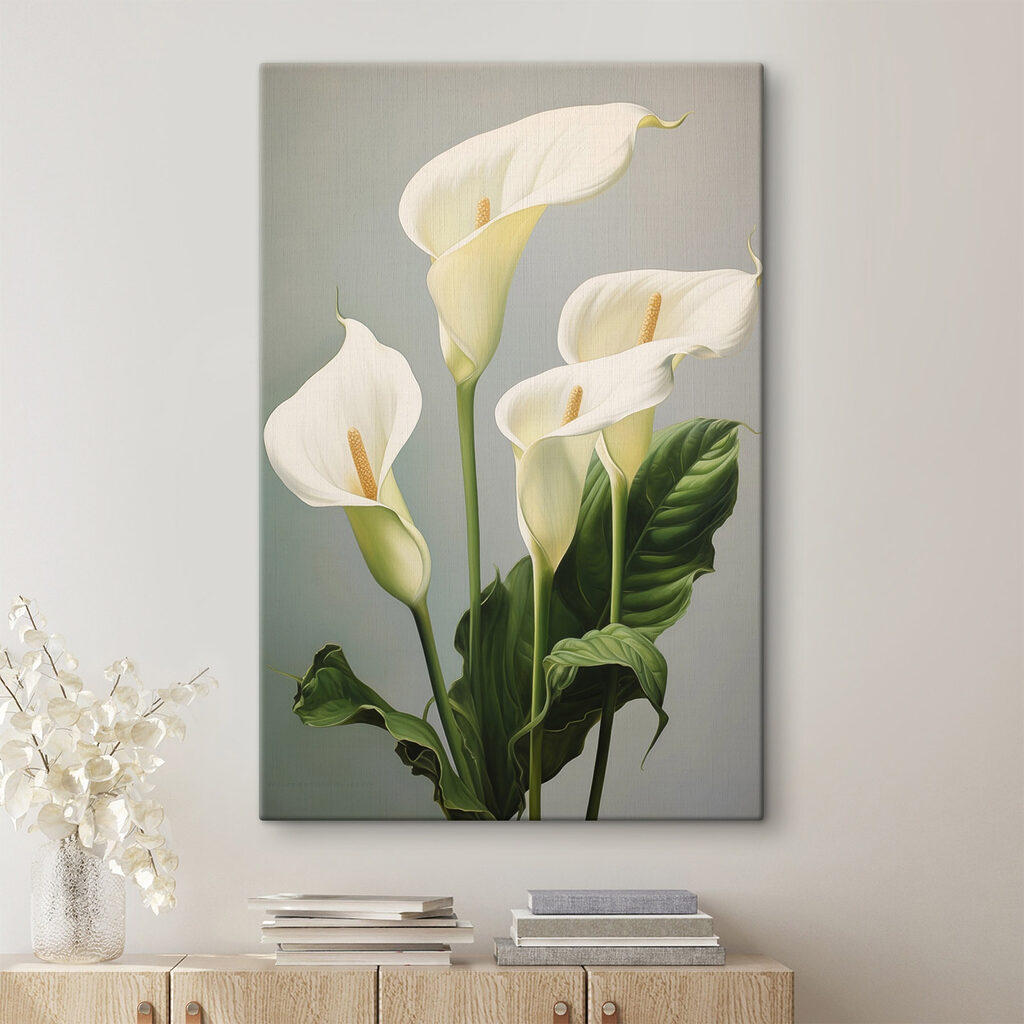 Elegant white blooms in soft light