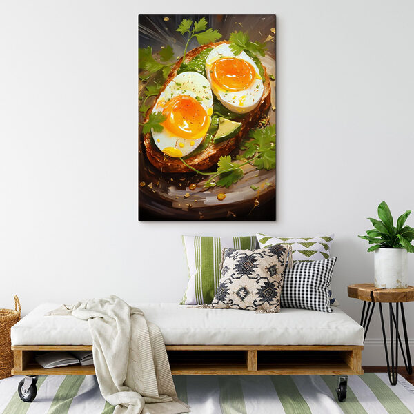 Mic dejun delicios pe pâine prăjită cu avocado. Mic dejun delicios pe pâine prăjită cu avocado.