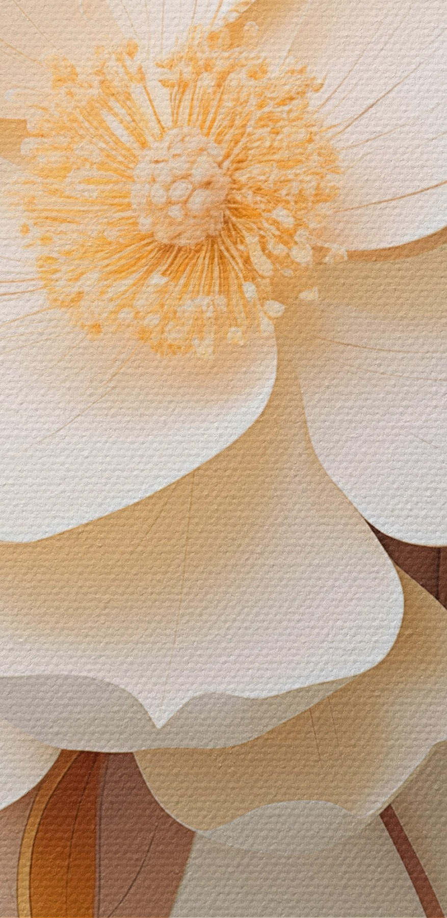Floare de hârtie cu frunze