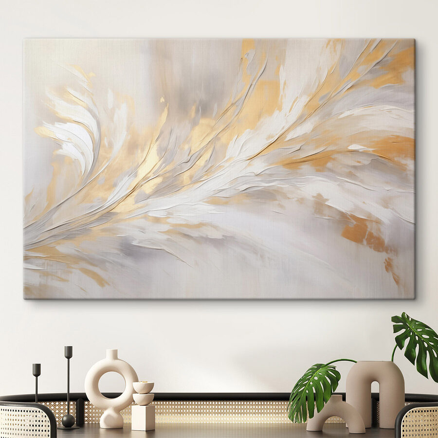 Vârtejuri abstracte de tonuri calde.