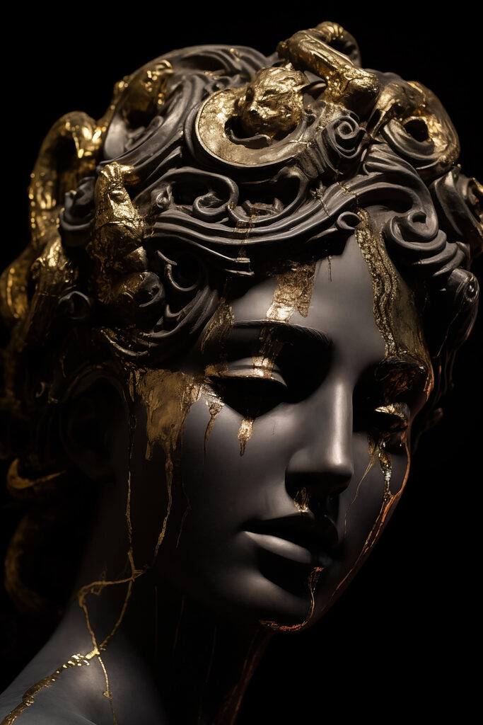 Elegant sculpture with intricate details Elegant sculpture with intricate details