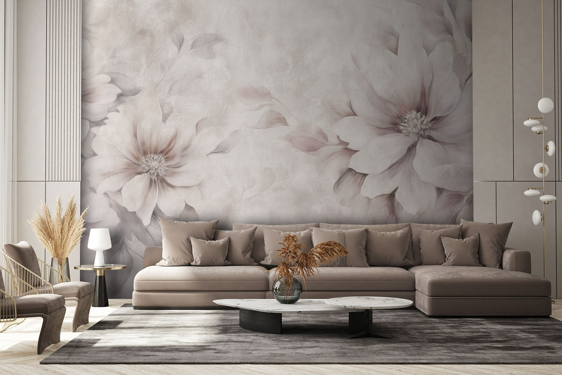 Soft blooms on a delicate background Soft blooms on a delicate background