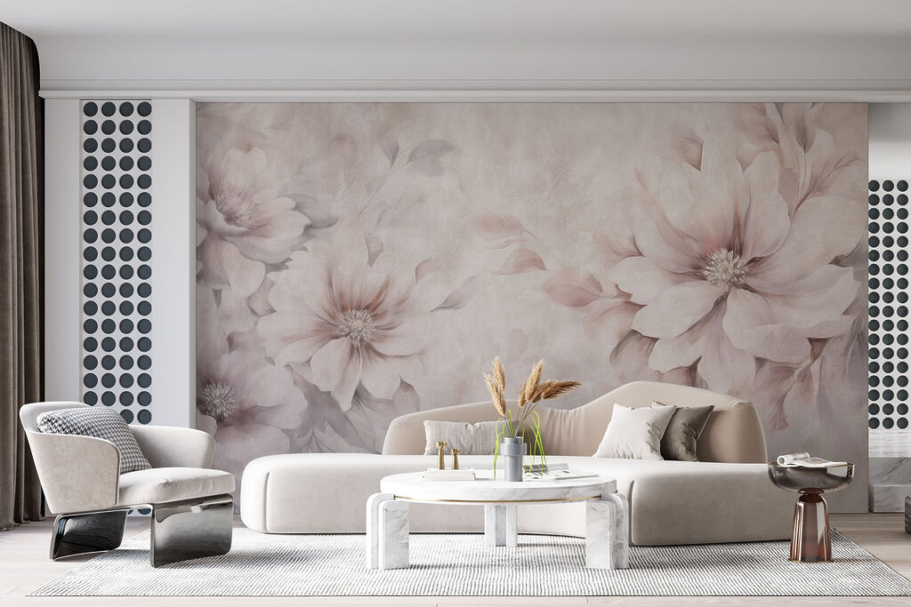 Soft blooms on a delicate background Soft blooms on a delicate background