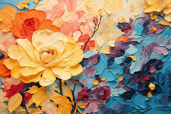 Pictura unei flori Pictura unei flori