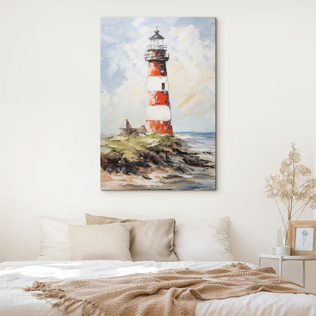 Painting of a lighthouse Painting of a lighthouse