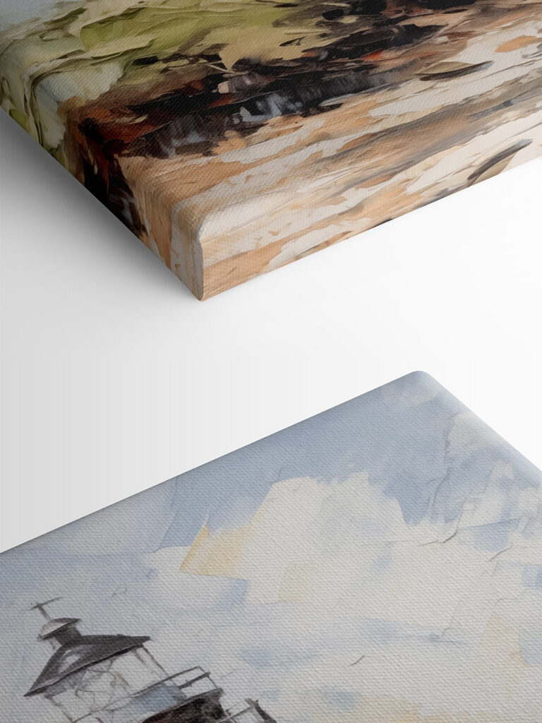 Painting of a lighthouse Painting of a lighthouse