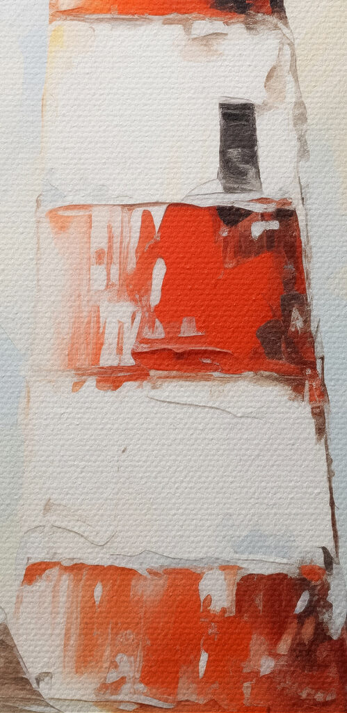 Painting of a lighthouse Painting of a lighthouse
