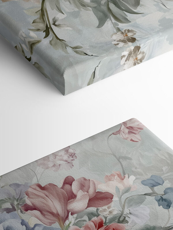 Painting of flowers in a vase