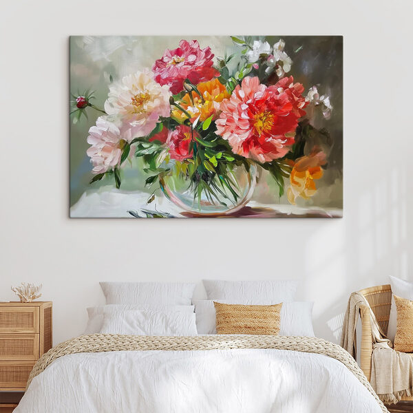 Pictura de flori într-o vază Pictura de flori într-o vază