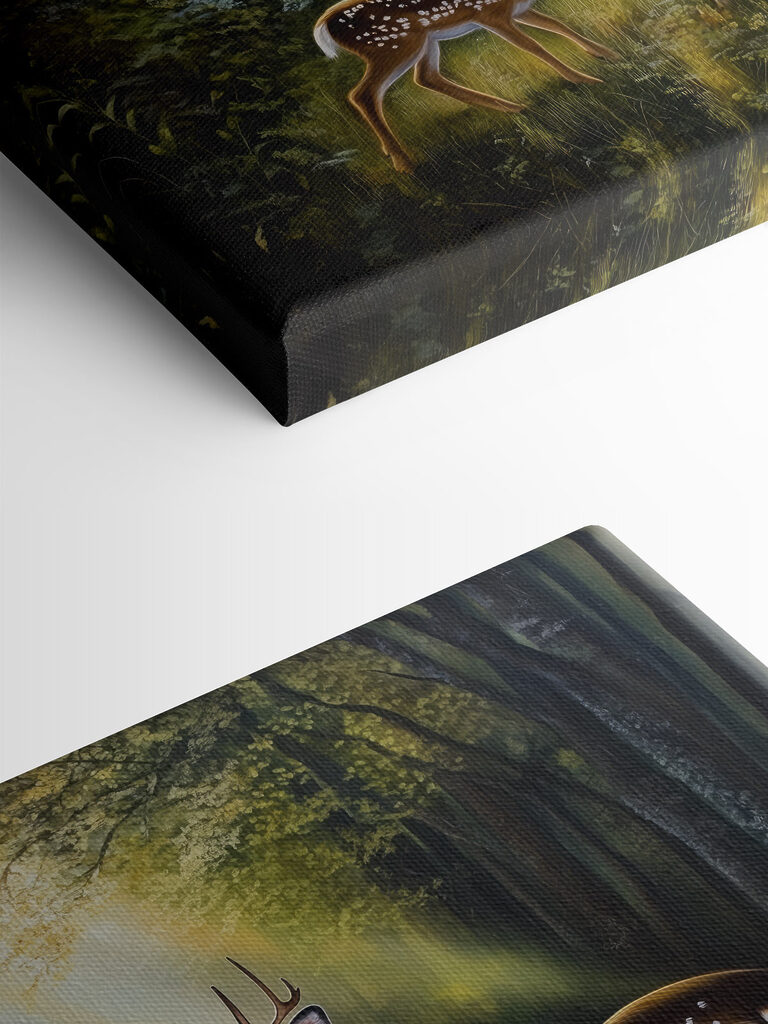 Deer in the woods Deer in the woods