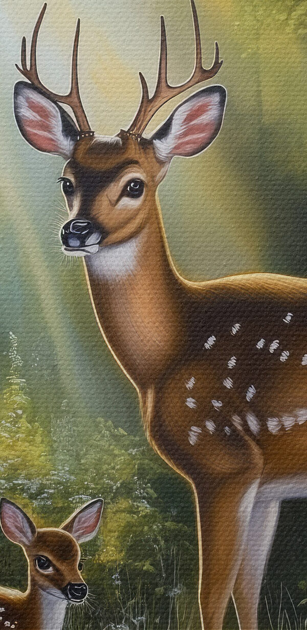 Căprioară în pădure Căprioară în pădure